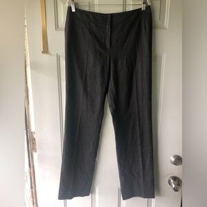 Akris Punto dark charcoal/black dressy wool pants size 10